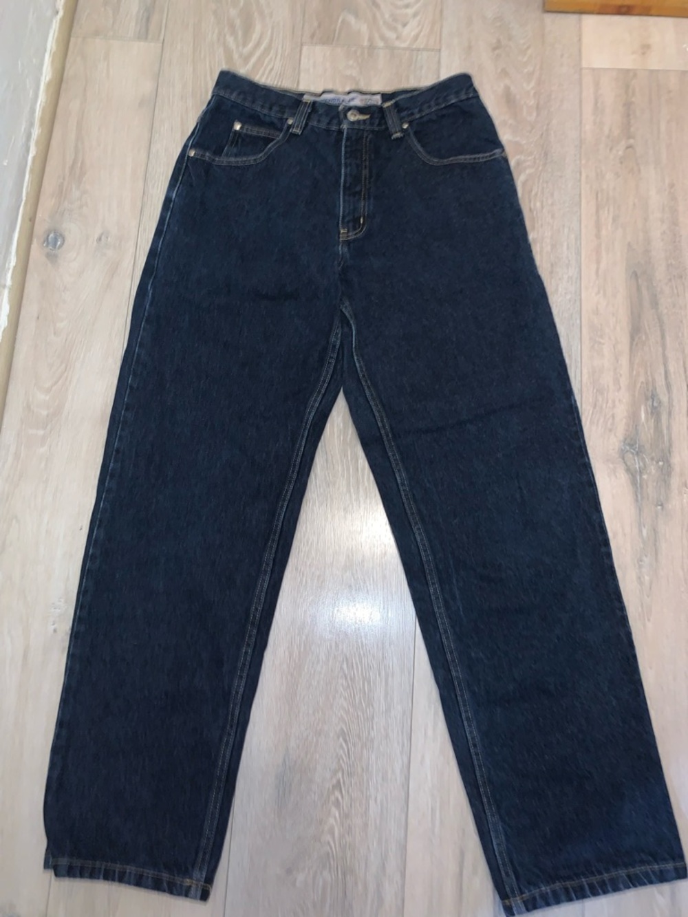 Vintage Baggy Anchor Blue Brand Denim Jeans Size: 30 Waist x 32 Length